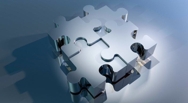 large group of objects, studio shot, teamwork, leisure games, solution, challenge, together, puzzle, business, puzzles, 3d, strategy, jigsaw puzzle, cooperation