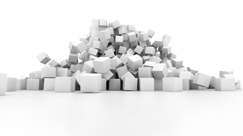 success, ideas, studio shot, built structure, business, construction Industry, white, abundance, architecture, cubes, white Background, copy space, teamwork