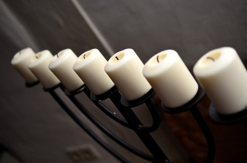 medicine, studio shot, music, technology, six, 4K, equipment, Menorah, Candlestick, in a row, high angle view, Candles, candle holders, connection, Church