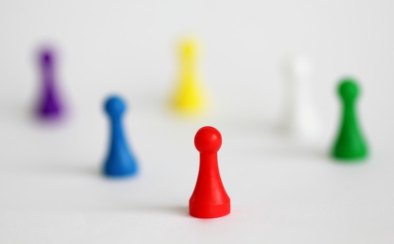 red, Symbol, Group, pawn - chess piece, close-up, leadership, Team, 5K, businessman, relaxation, standing out from the crowd, White, Winner, Leader, board game
