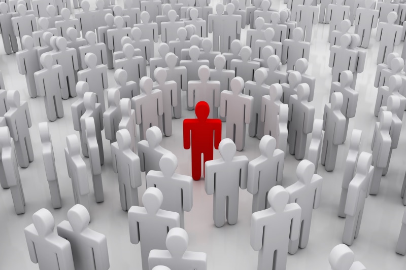 decisions, crowd, group Of People, concepts, three Dimensional, repetition, studio shot, full frame, high angle view, white color, three-dimensional Shape