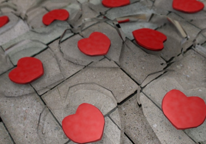backgrounds, creativity, pattern, love, indoors, emotion, celebration, standing out from the crowd, full frame, valentines day - holiday, close-up, red