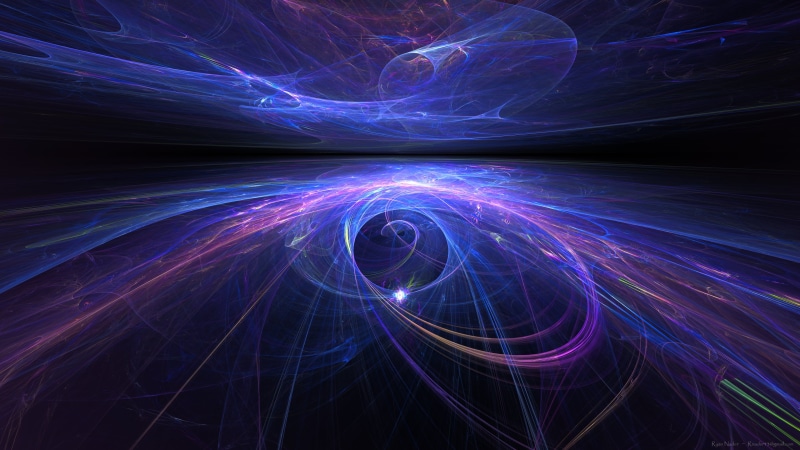 purple background, fractal, Apophysis, Portal, 3D fractal, 4K, fractal flame, abstract