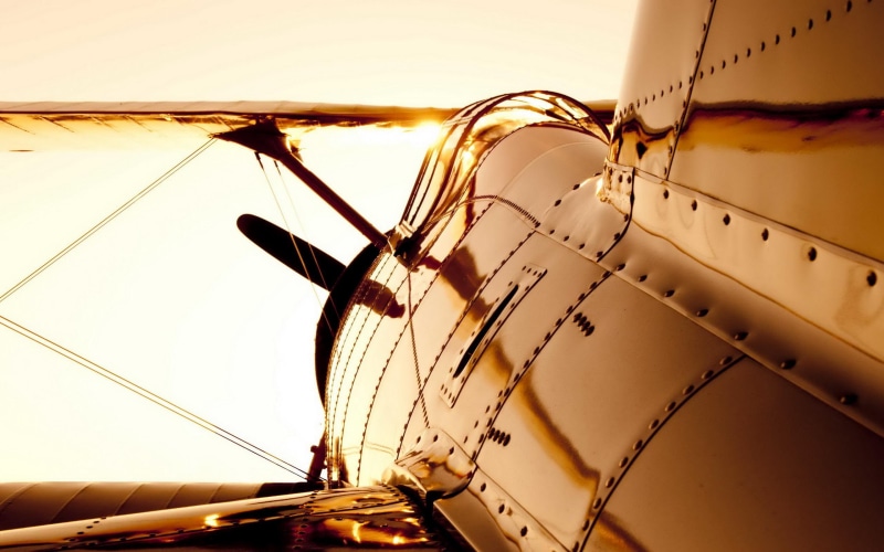 propeller, 2K, vintage aircraft, plane