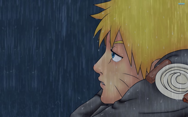 2K, Blue Eyes, whiskers, naruto, uzumaki, rain, SADNESS, art, boys, eyes, Naruto: Shippuden, anime boys, blue, anime, hd, Uzumaki Naruto, shippuden, fan