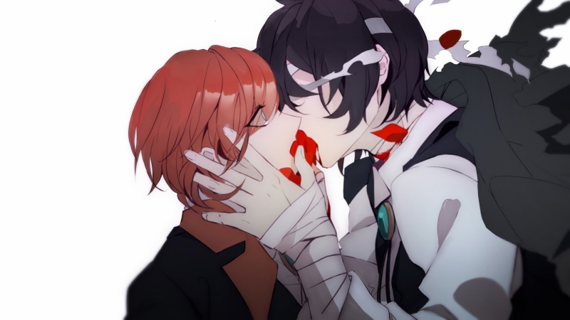 Chuuya Nakahara, 1080P, Bungou Stray Dogs, Anime, Osamu Dazai