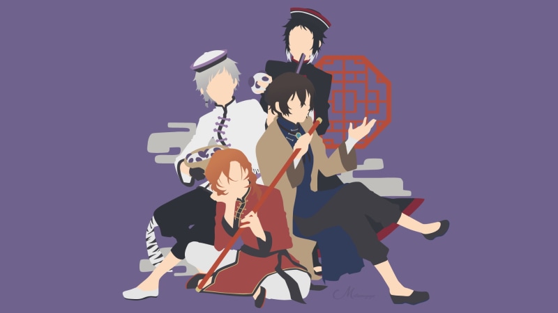 Anime, 1080P, Atsushi Nakajima, Ranpo Edogawa, Osamu Dazai, Chuuya Nakahara, Bungou Stray Dogs