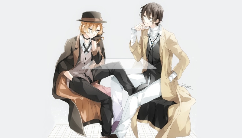 Anime, Chuuya Nakahara, Osamu Dazai, 1080P, Bungou Stray Dogs