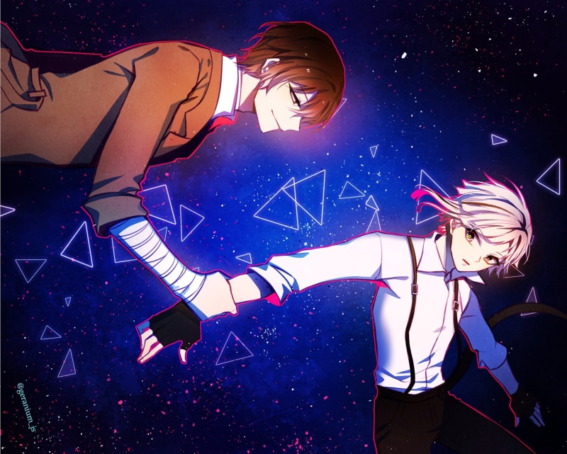 Anime, 1080P, Bungou Stray Dogs, Chuuya Nakahara, Osamu Dazai