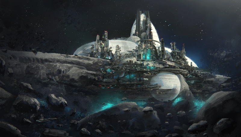 space station, Leon Tukker, The rundowns, 4K