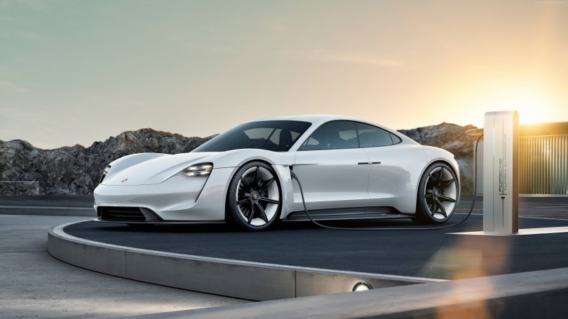 4K, 4K, Electric Car, supercar, Porsche Taycan, 2020 Cars