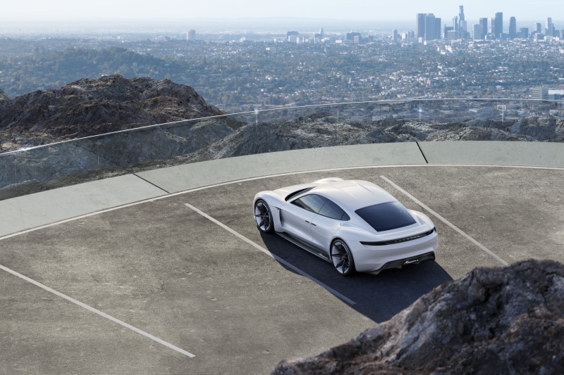 Porsche Taycan, Electric Cars, 800v, white, supercar, 2K