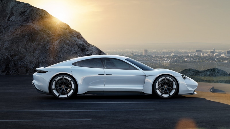 2K, Porsche Taycan, 800v, supercar, Electric Cars, white