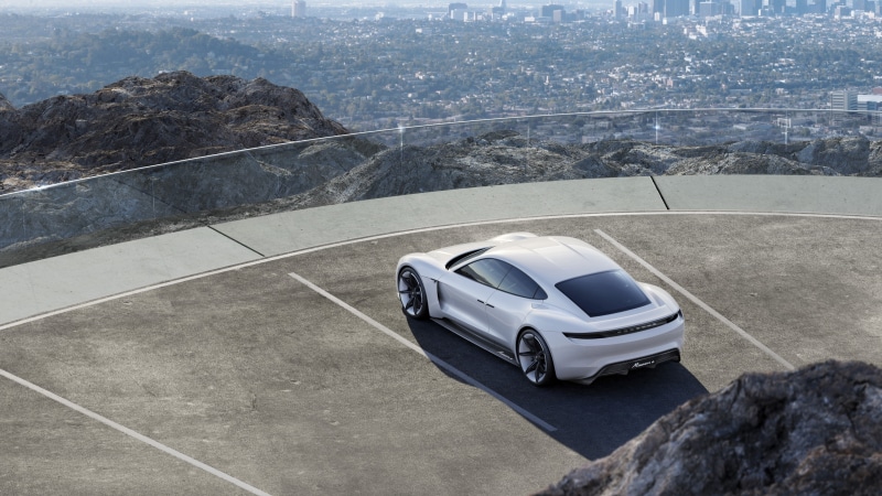 Porsche Taycan, supercar, 800v, Electric Cars, 4K, white