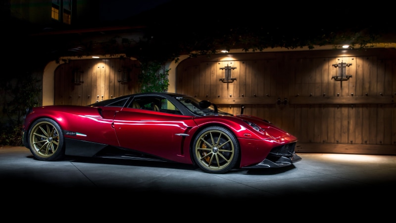 Sport Car, Supercar, Vehicle, 4K, Pagani, Pagani Huayra, Car, Red Car