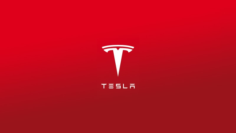symbol, directional sign, indoors, creativity, wall - building feature, logo, red background, Tesla Motors, no people, red, studio shot, guidance, communication