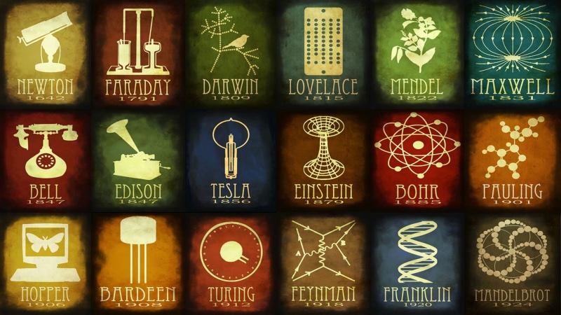 Book, Artistic, Scientist, 1080P
