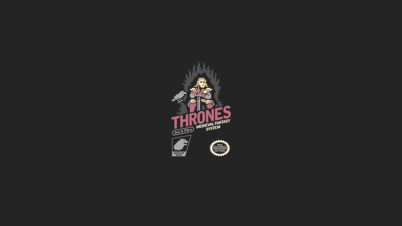 Game of Thrones, 8-bit, minimalism, 1080P