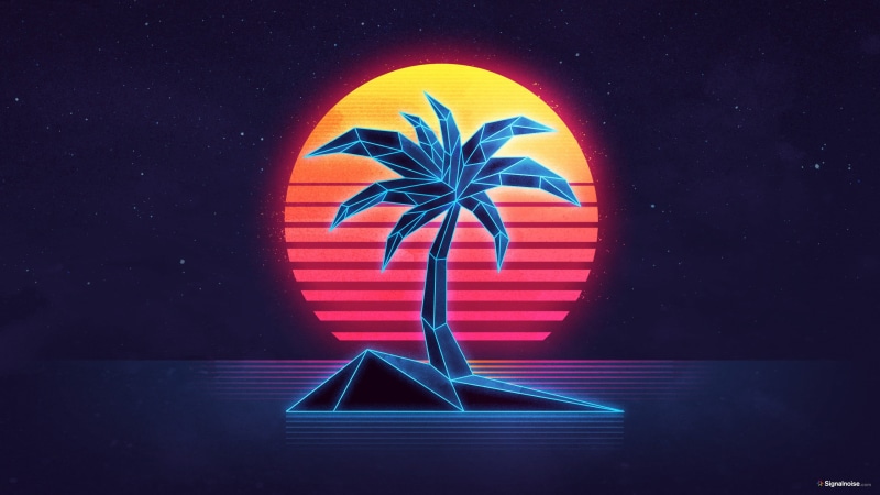 astronomy, island, long exposure, palm, no people, illuminated, creativity, palm trees, space, illustration, neon, plant, 2K, art and craft, finance, sign