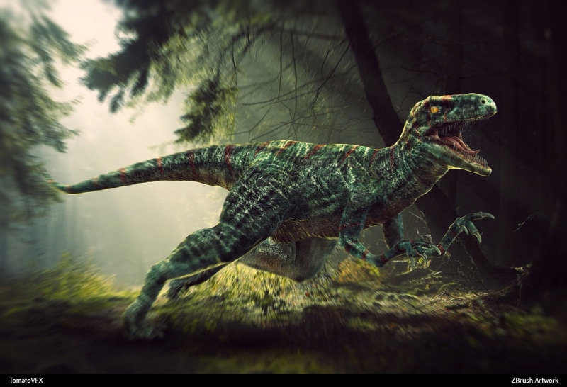 720P, Velociraptor, Animal, Dinosaur