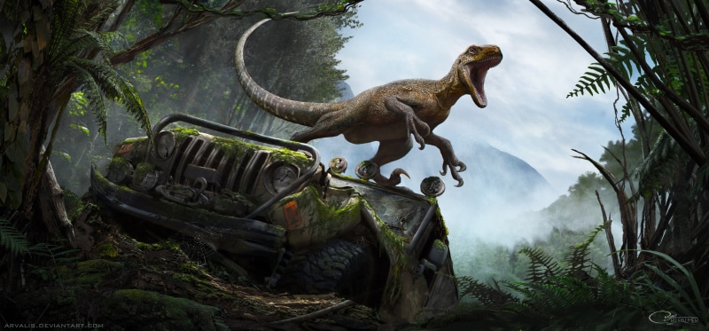 Animal, Dinosaur, 5K, Velociraptor