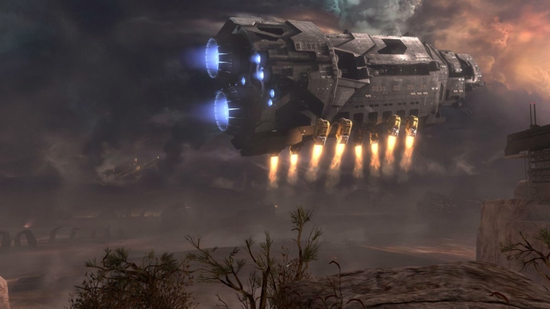 UNSC Pillar of Autumn, Halo, 1080P