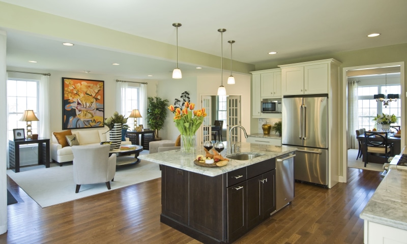 indoors, wealth, apartment, residential Building, home, stainless Steel, wide, kitchen Island, built structure, interior design, stove, open Concept, home Showcase Interior