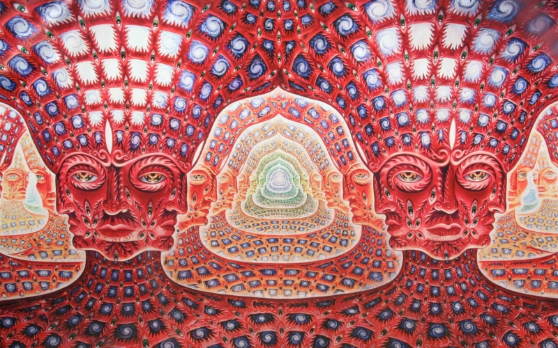 no people, indoors, belief, face, built structure, ceiling, place of worship, surreal, deity, art and craft, creativity, music, pattern, eyes, architecture