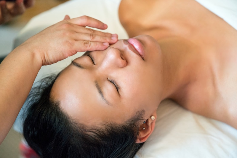 eyes closed, lifestyles, Relax, wellbeing, beauty, 4K, body part, body care, people, beautiful woman, treatment, healthy lifestyle, adult, young adult