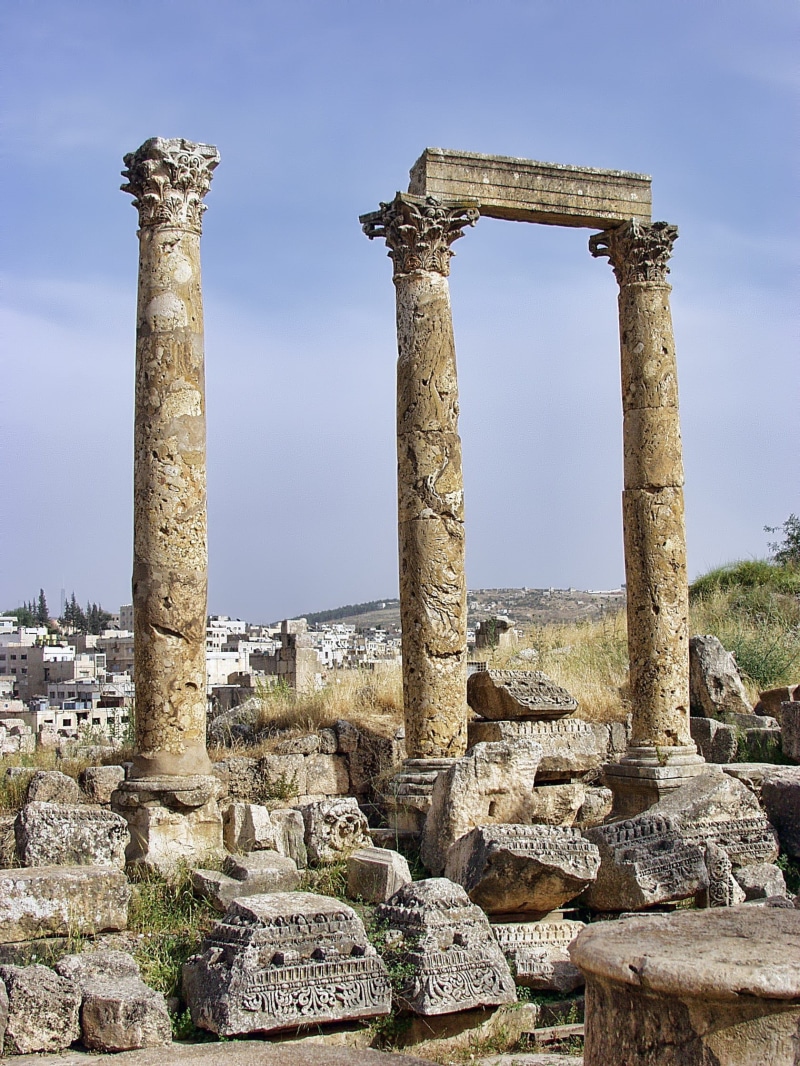 jerash, history, Ruins, turkey - Middle East, ruins, tourism, deterioration, site, monument, Jerash, architectural Column, abandoned, architecture, no people