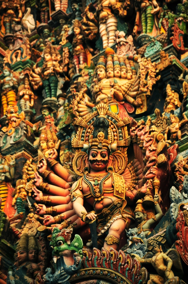 male likeness, old, 2K, tamilnadu, sculpture, art, carving, idol, ornate, creativity, architecture, figure, man, representation, built structure, god