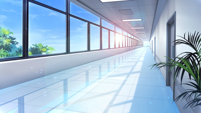 Hallway, Original, 1080P, Anime