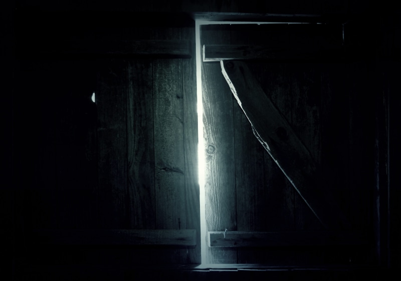 wall - building feature, night, black, spooky, glowing, door, wall, glow, old, horror, light, illuminated, abandoned, indoors, shine, building, run-down