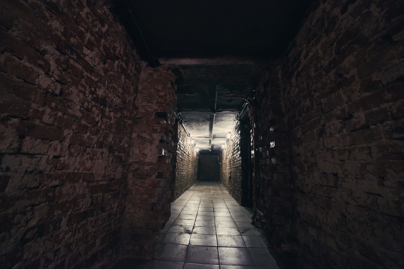 stone wall, empty, tunnel, wall - building feature, brick wall, wall, direction, concrete, Corridor, hallway, the way forward, alley, indoors, architecture