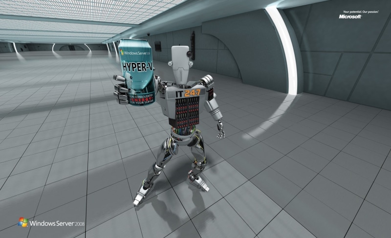 windows server 2008 unleashed it 24-7 robot, full length, Windows, child, robot, teenager, boys, people, it 24-7 robot, sport, males, 1080P, motion, day