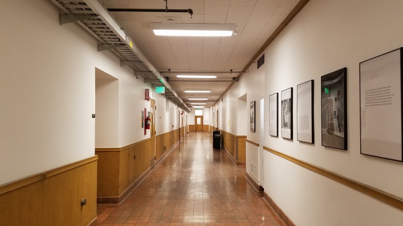 hospital, flooring, Hallway, seattle, indoors, entrance, diminishing perspective, the way forward, lighting equipment, punishment, illuminated, building