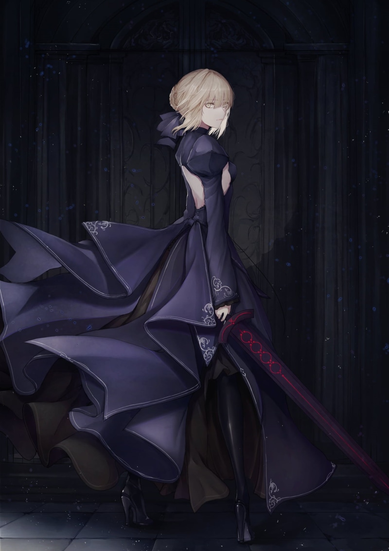 Fate/Stay Night, Saber Alter, Fate/Grand Order, anime, marumoru, 720P, blonde, Excalibur, Saber, vertical, Artoria Pendragon, anime girls, Fate Series