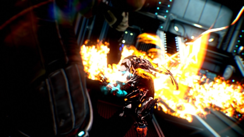 people, indoors, 1080P, long exposure, safety, close-up, motion, welding, blurred motion, sparks, Excalibur (Warframe), fire, flame, working, fire - natural phenomenon