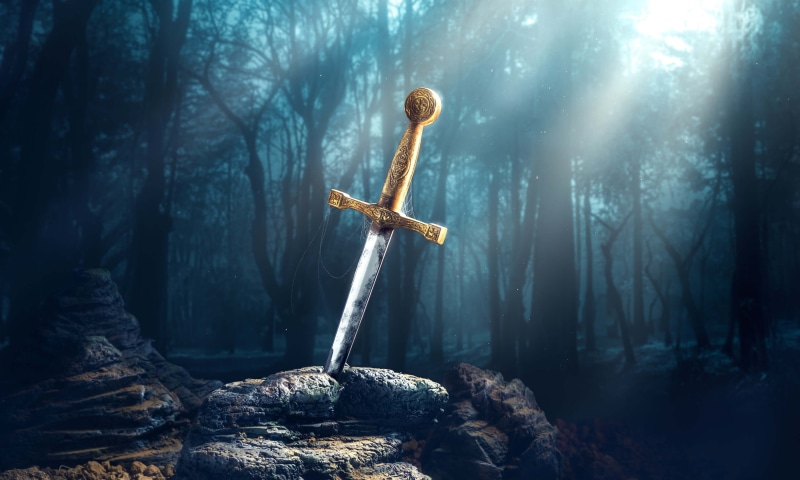 2K, stone, sword, the sword in the stone, nature, Excalibur
