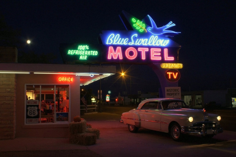restaurant, motel, cities, bar, neon, night, food, road, color, hotel, street, casino, office, lights, vacancy, market, 1080P