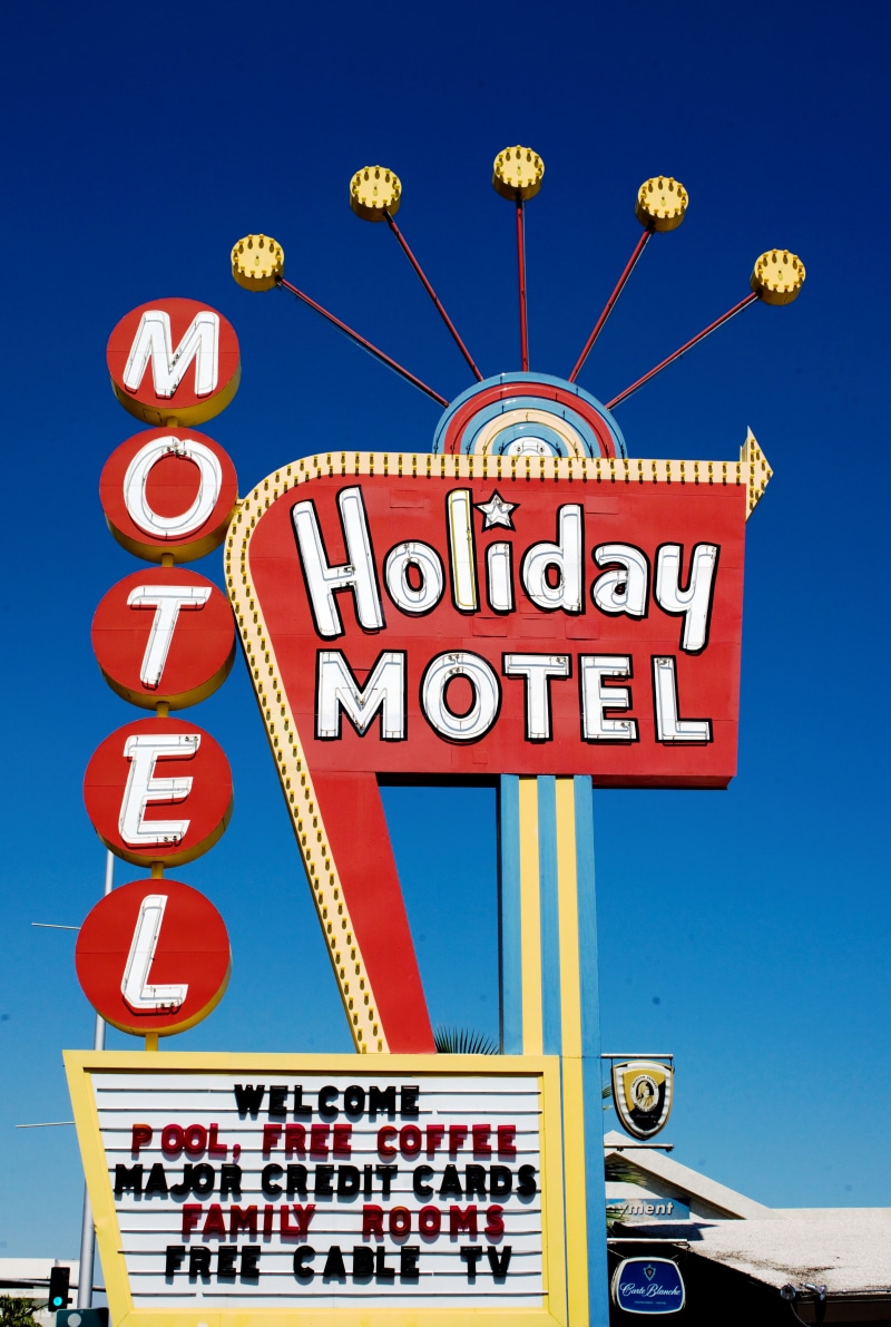 holiday motel, las Vegas - Nevada, leisure activity, amusement park ride, entertainment, uSA, hotel, las vegas, neon Light, outdoors, holiday, day, 5K