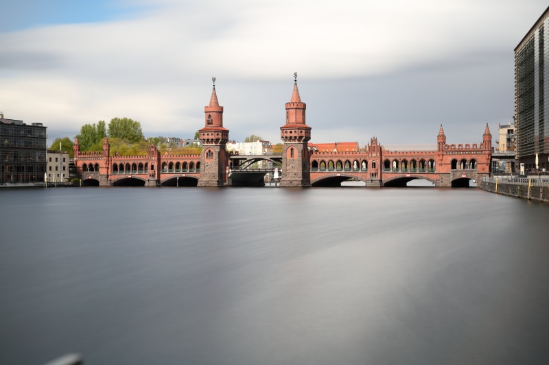 city, oberbaumbr, famous Place, nifty fifty, untitled, ND 30, River Spree, DPP4, europe, Digital Photo Professional, río, SIGMA, hain, Puente, long-exposure