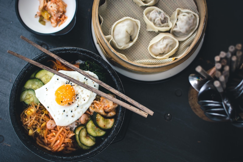 egg, prepared Shrimp, table, plate, hands, directly above, top view, cultures, food, healthy Eating, close up, seafood, indoors, wellbeing, fruit, no people