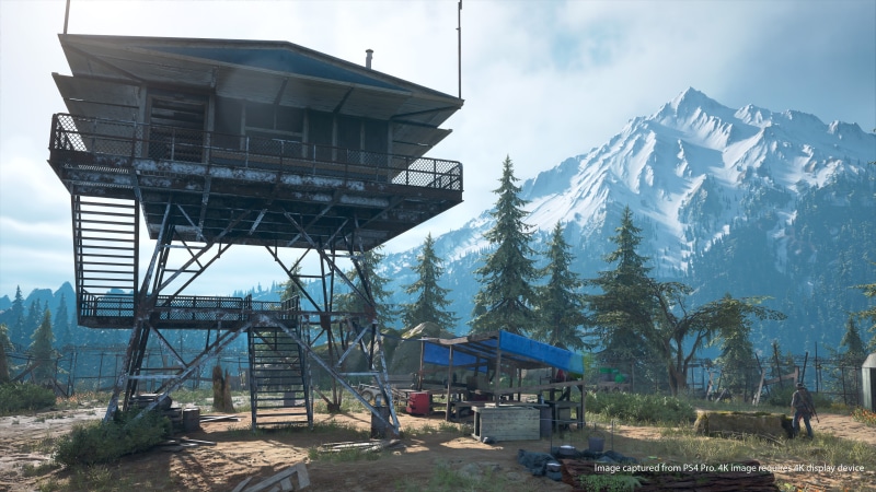 4K, video games, mountains, screen shot, Days Gone