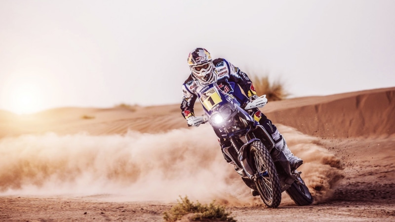 landscape, sports helmet, dust, climate, mode of transportation, motocross, outdoors, Cyril Despres, sport, nature, motorcycle, headwear, travel, transportation