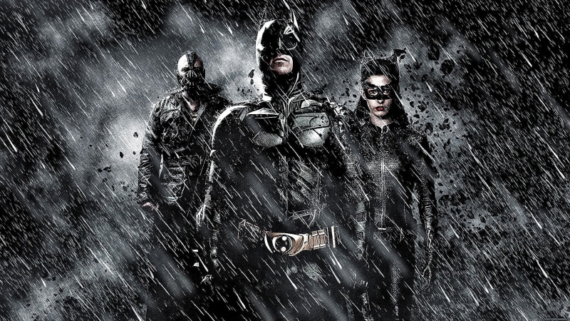 nature, adult, people, rain, Anne Hathaway, wet, Bane, real people, The Dark Knight Rises, men, females, MessenjahMatt, Catwoman, young adult, group of people