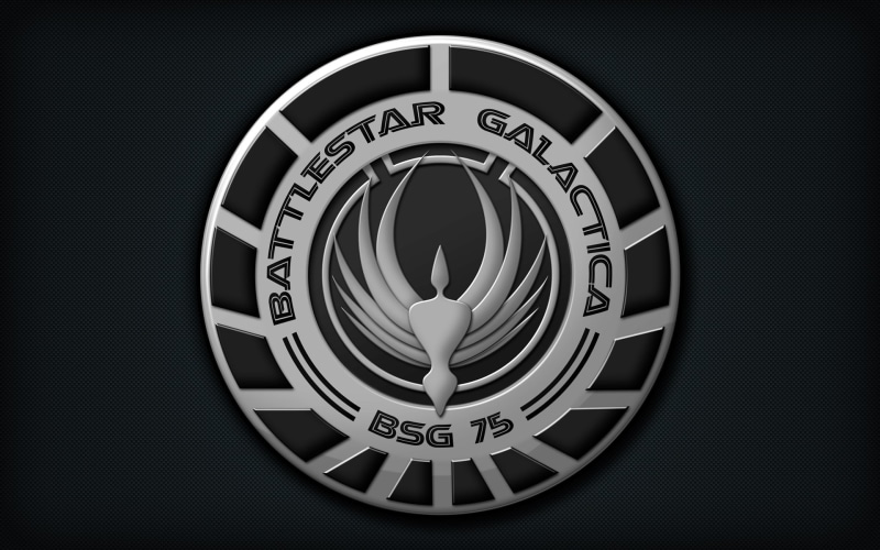 1080P, battlestar, galactica, logos