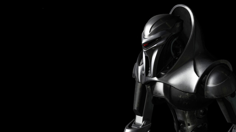 robot, black background, Battlestar Galactica, Cylons, 1080P
