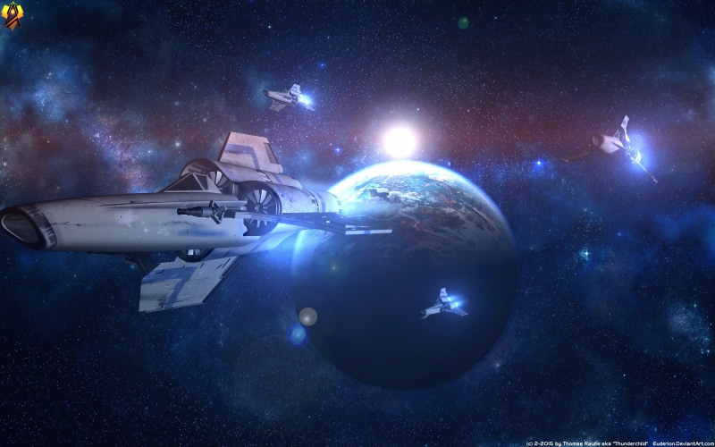 4K, Battlestar Galactica, Battlestar Galactica (1978), Starship