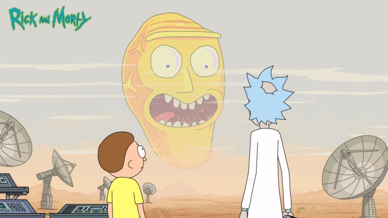 mural, representation, creativity, built structure, bicycle, Rick Sanchez, art and craft, no people, architecture, human representation, 1080P, Rick and Morty